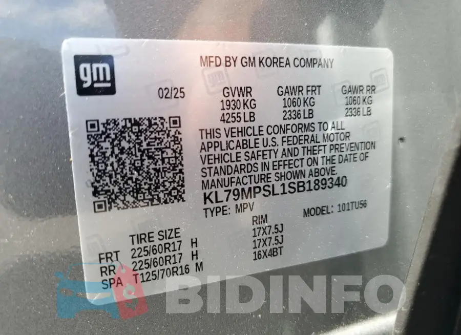KL79MPSL1SB189340 Photo# 14