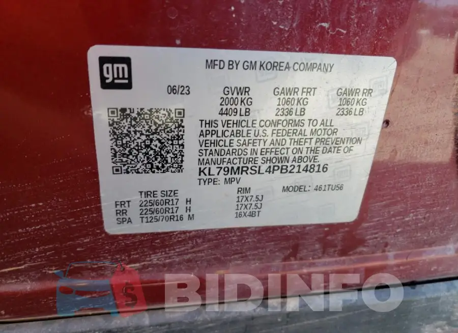 KL79MRSL4PB214816 Photo# 13