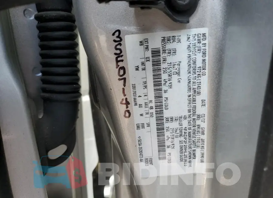 1FADP3F29HL253633 Photo# 12