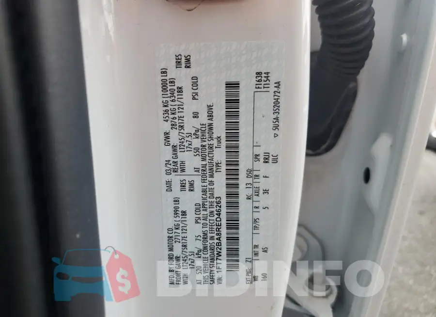 1FT7W2BA8RED46263 Photo# 12