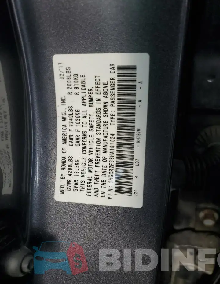 1HGCR2F36HA161024 Photo# 13