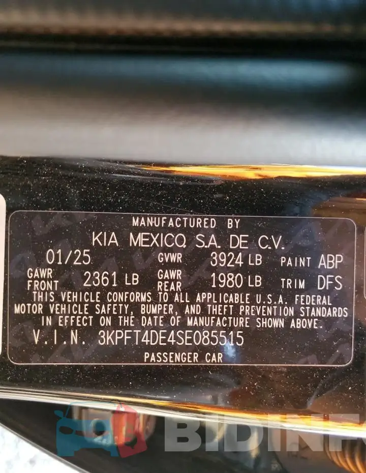 3KPFT4DE4SE085515 Photo# 13