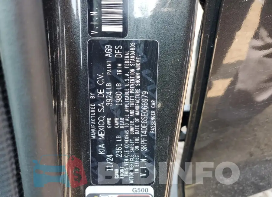 3KPFT4DE6SE066979 Photo# 13