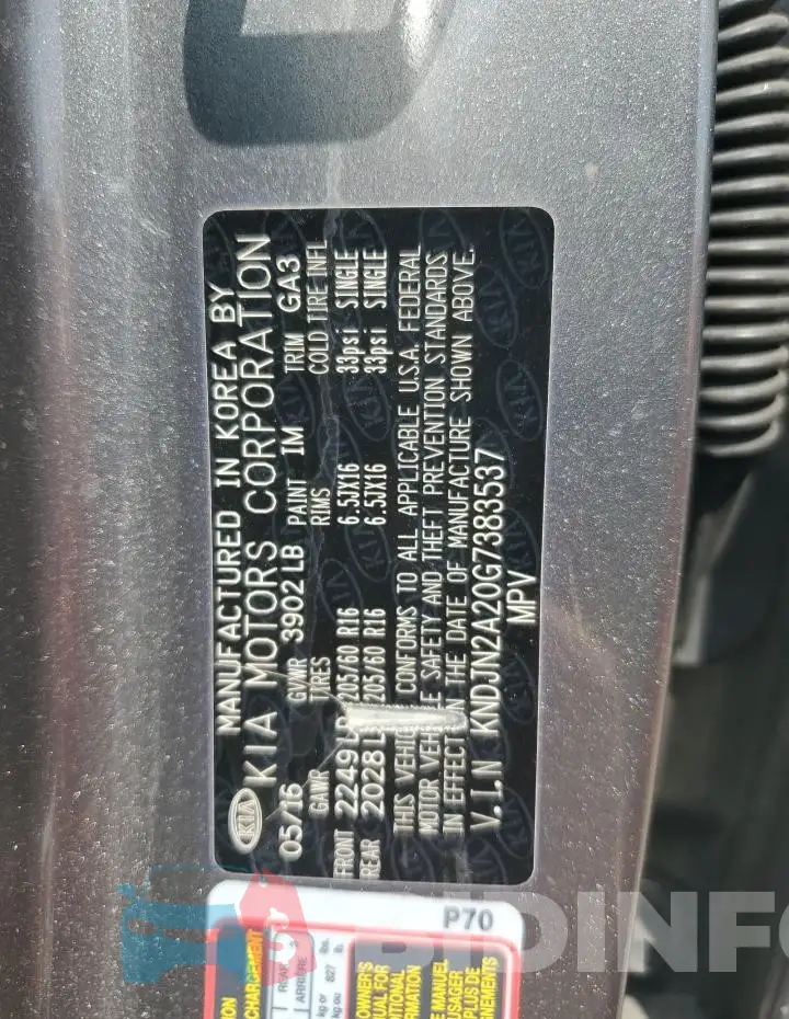 KNDJN2A20G7383537 Photo# 12