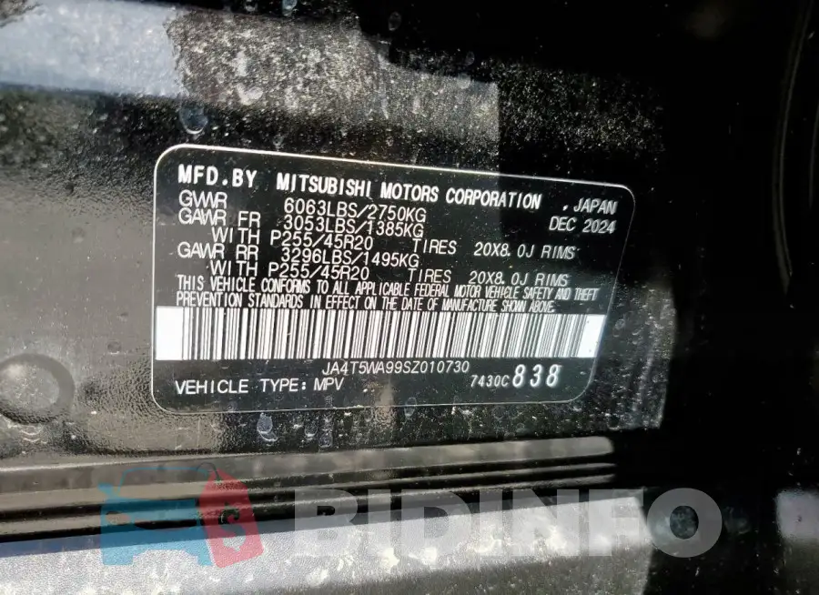 JA4T5WA99SZ010730 Photo# 13