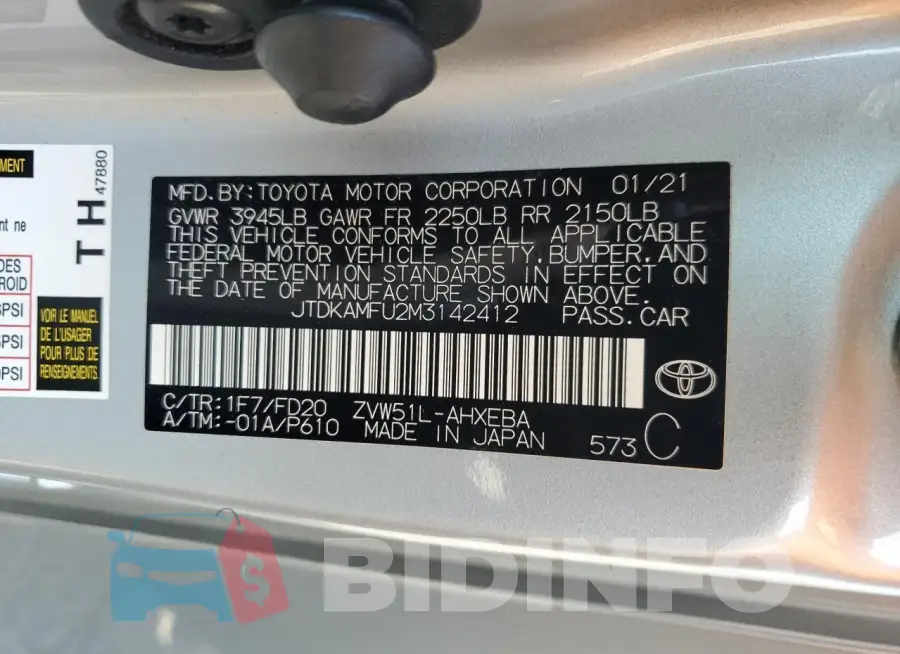 JTDKAMFU2M3142412 Photo# 14