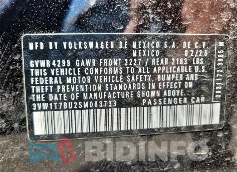 3VW1T7BU2SM063733 Photo# 13