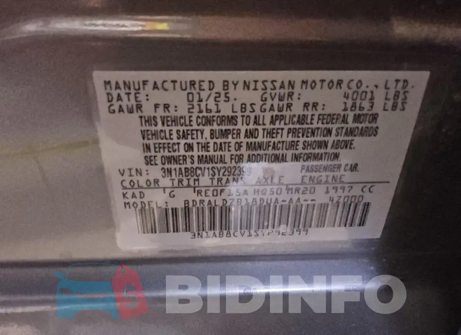 3N1AB8CV1SY292399 Photo# 13