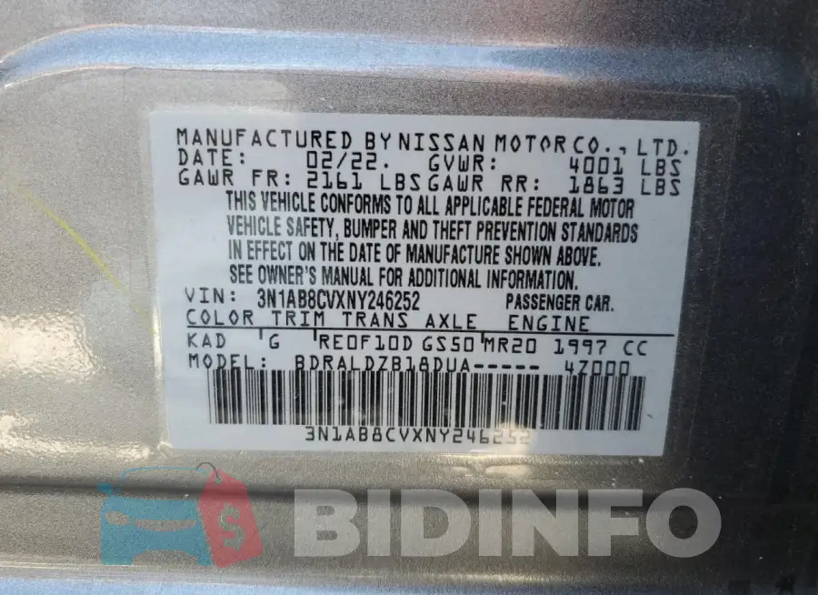 3N1AB8CVXNY246252 Photo# 12