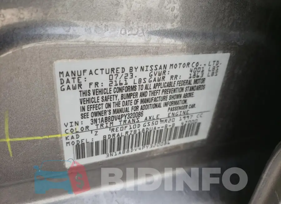 3N1AB8DV4PY320086 Photo# 12