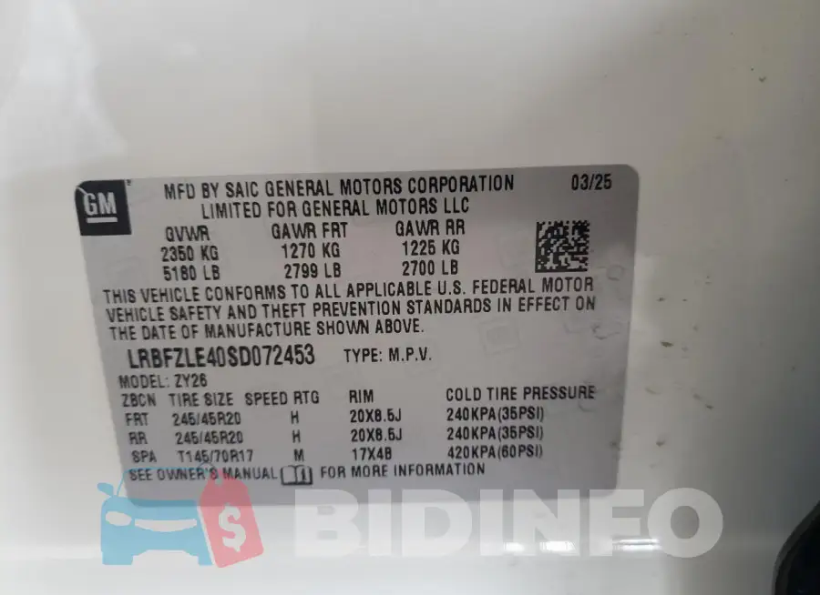 LRBFZLE40SD072453 Photo# 13