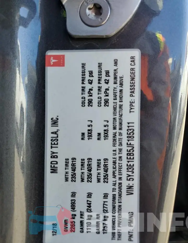 5YJ3E1EB5JF185311 Photo# 12