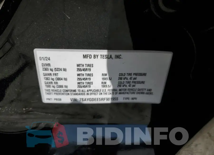 7SAYGDEE5RF981955 Photo# 12