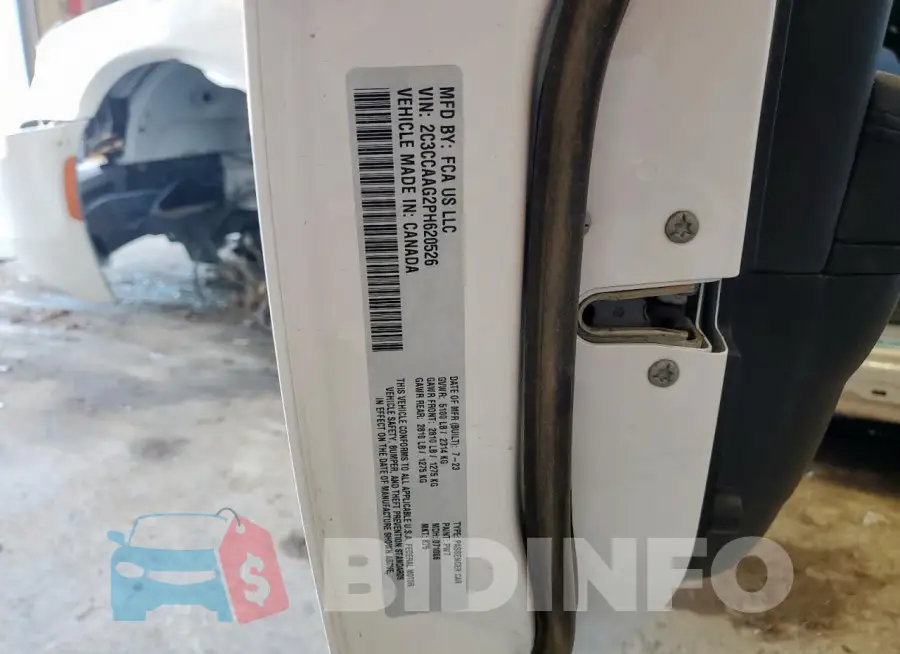 2C3CCAAG2PH620526 Photo# 12