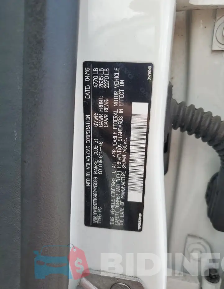YV1612TK4G2415069 Photo# 12