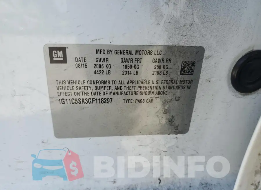 1G11C5SA3GF118297 Photo# 12