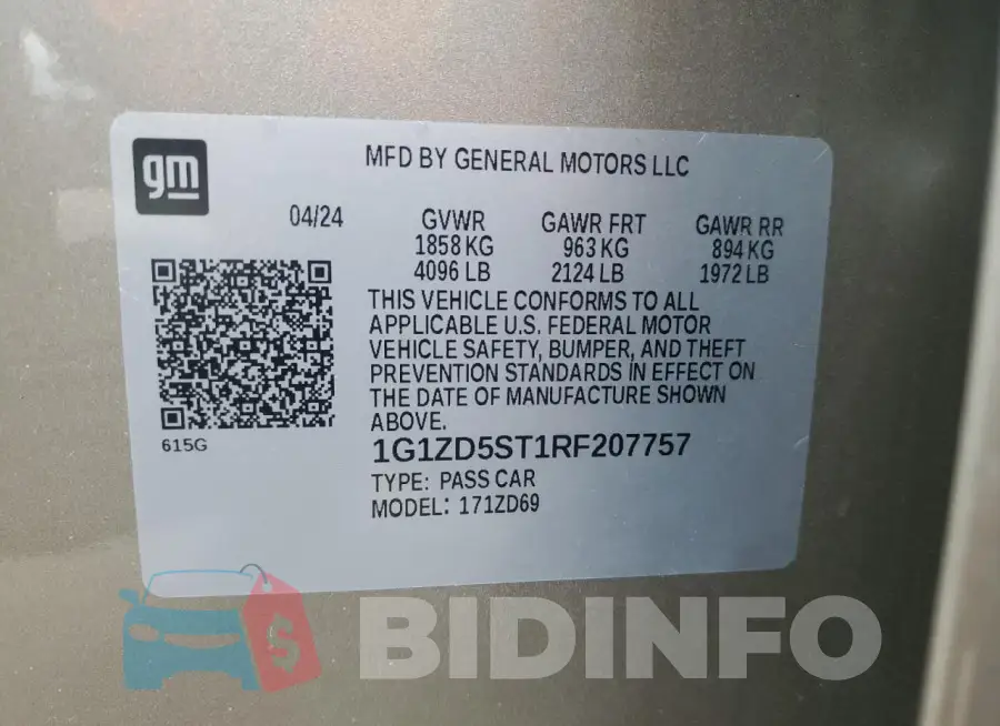 1G1ZD5ST1RF207757 Photo# 12