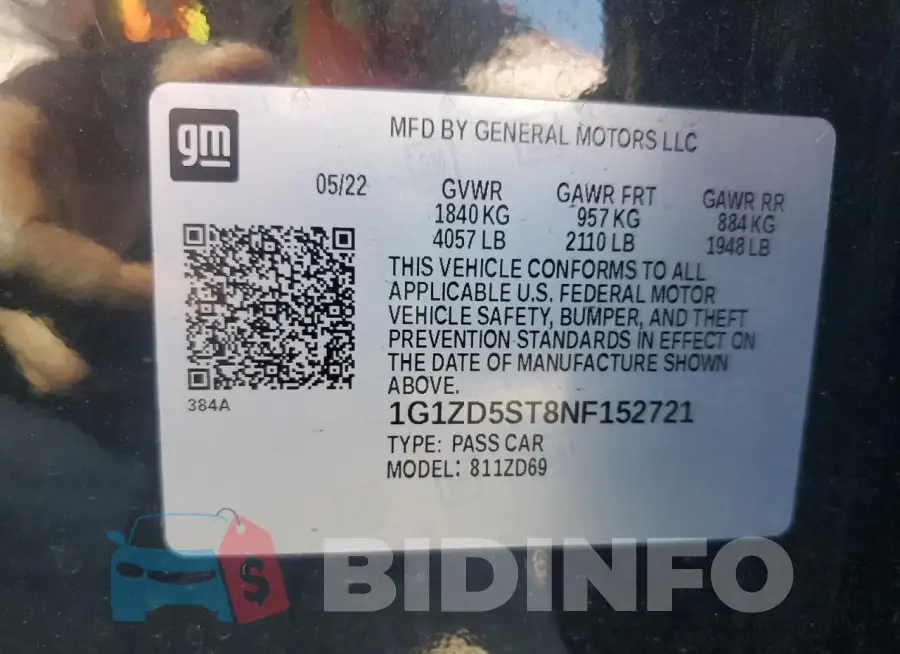 1G1ZD5ST8NF152721 Photo# 12