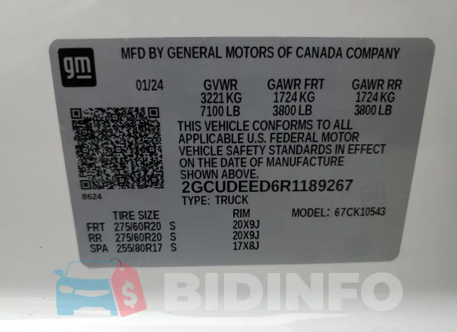 2GCUDEED6R1189267 Photo# 13