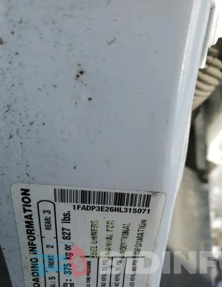 1FADP3E26HL315071 Photo# 12