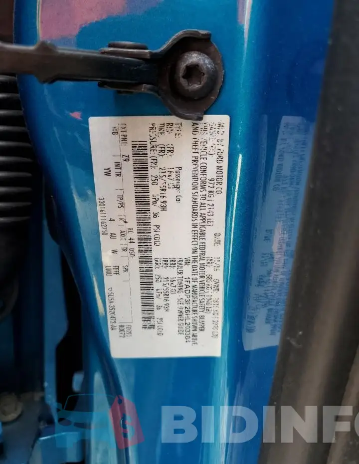 1FADP3F26HL203384 Photo# 12