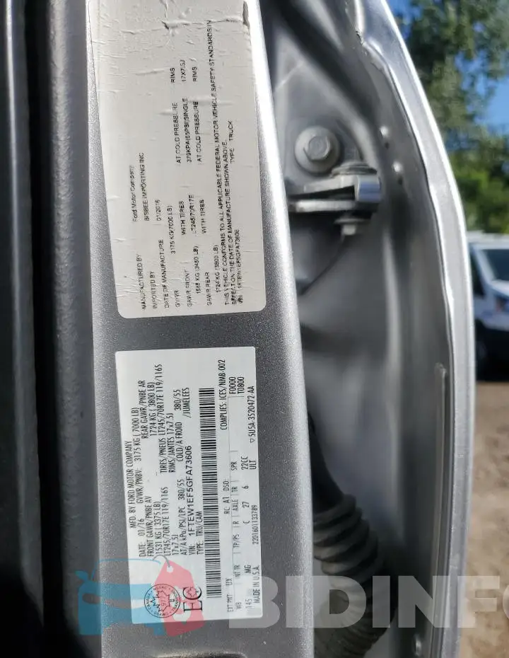 1FTEW1EF5GFA73606 Photo# 13