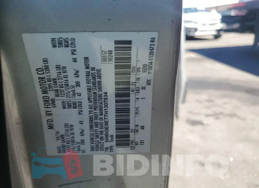 NM0GE9E77H1307534 Photo# 12