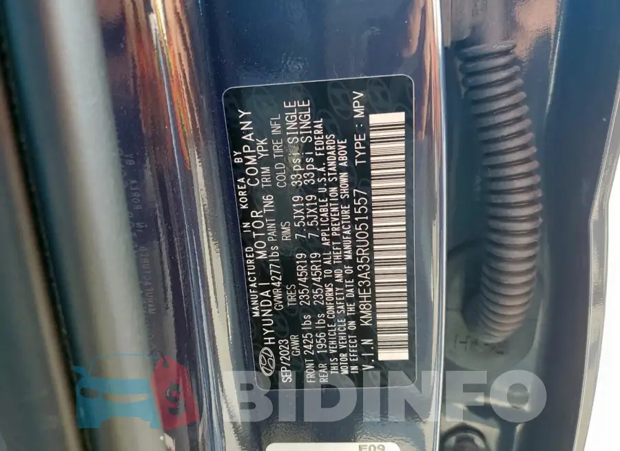 KM8HE3A35RU051557 Photo# 14