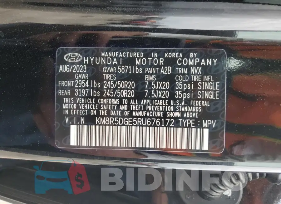 KM8R5DGE5RU676172 Photo# 13