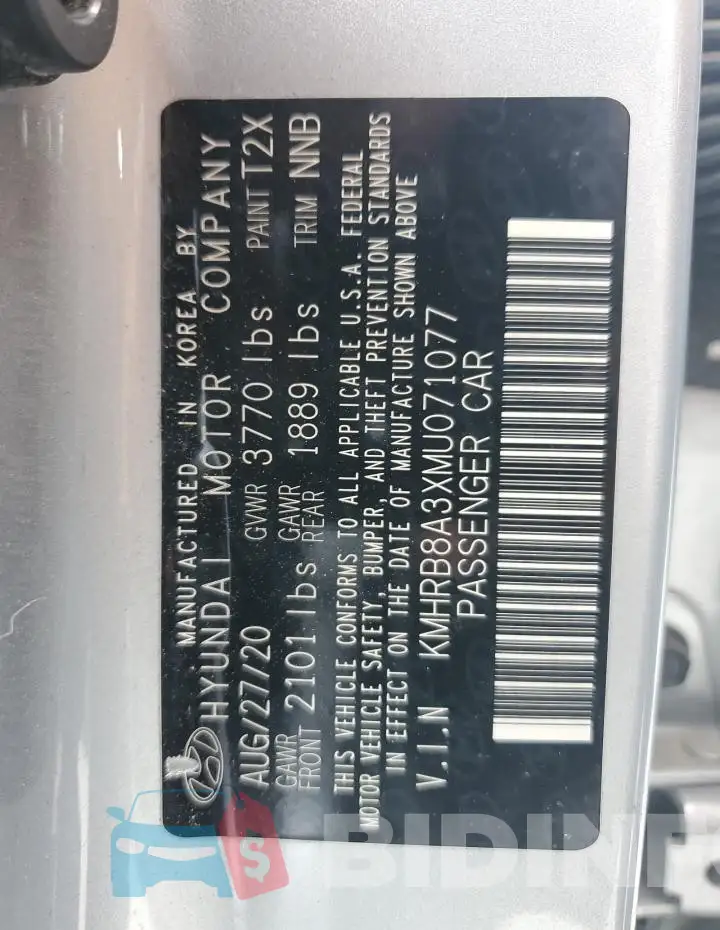KMHRB8A3XMU071077 Photo# 13