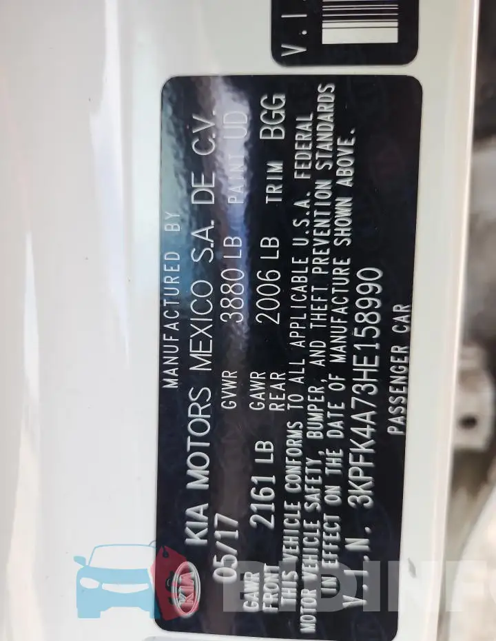 3KPFK4A73HE158990 Photo# 12