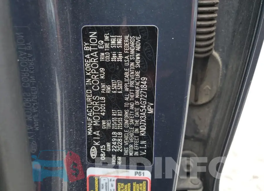 KNDJX3A54G7271849 Photo# 13