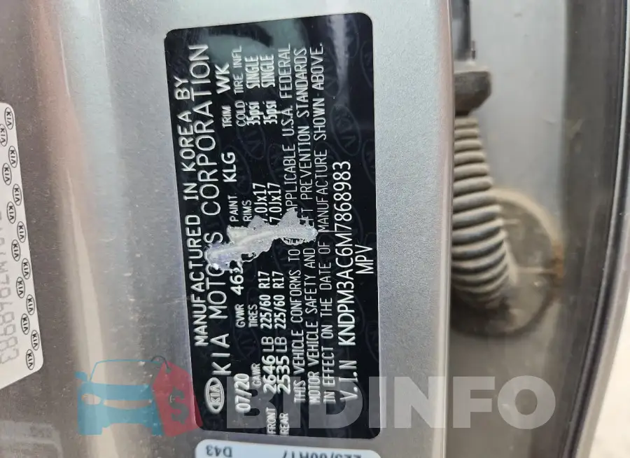 KNDPM3AC6M7868983 Photo# 13