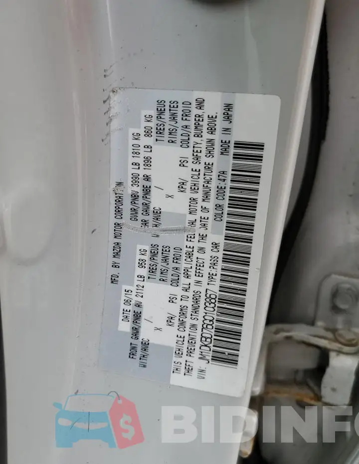 JM1DKBD76G0103867 Photo# 13