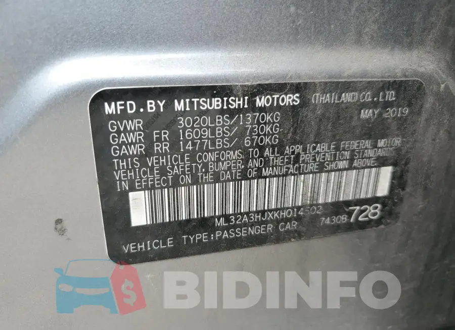 ML32A3HJXKH014502 Photo# 13