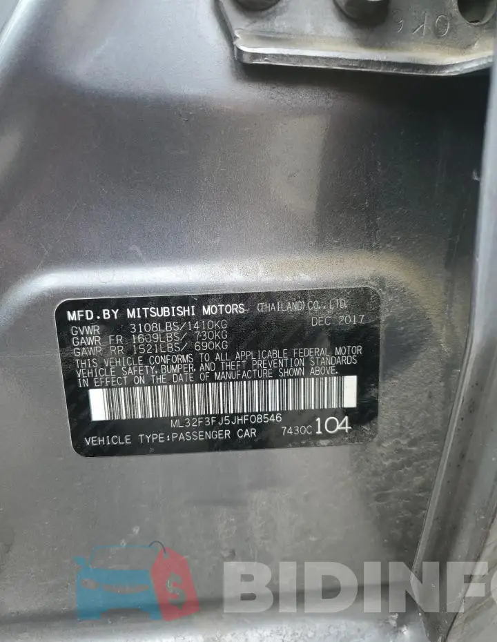 ML32F3FJ5JHF08546 Photo# 12