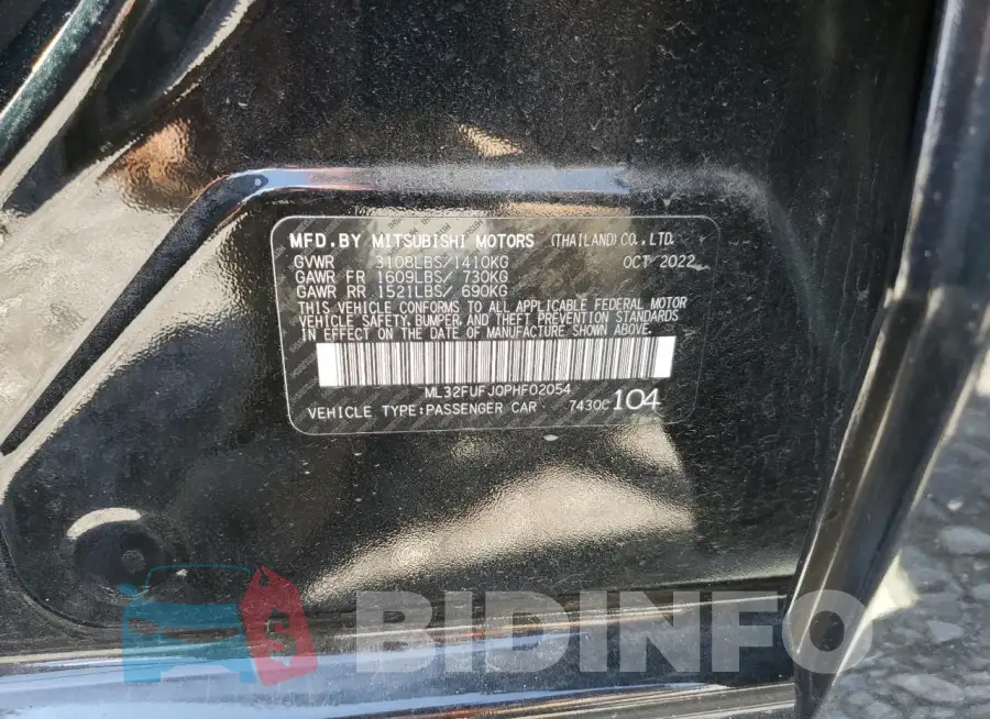 ML32FUFJ0PHF02054 Photo# 12