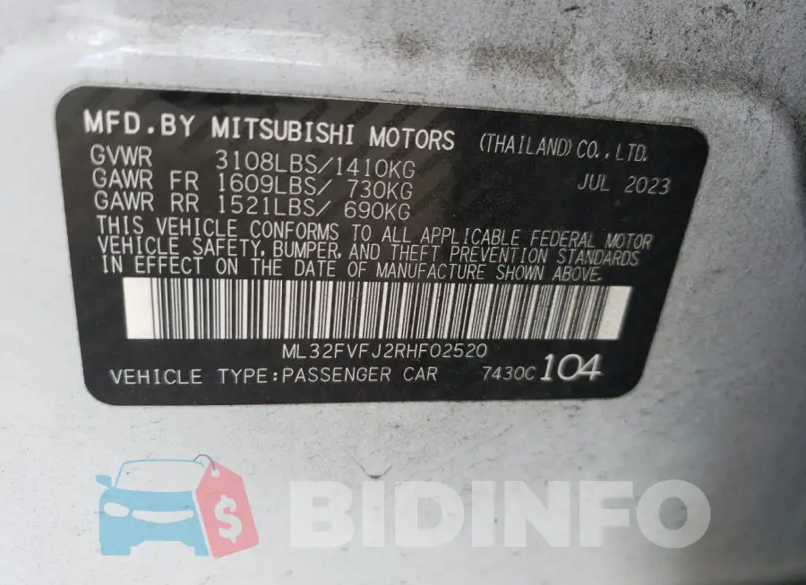 ML32FVFJ2RHF02520 Photo# 12