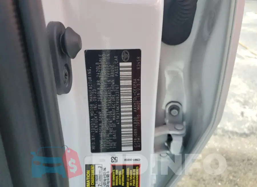 4T1K31AK7RU623767 Photo# 12