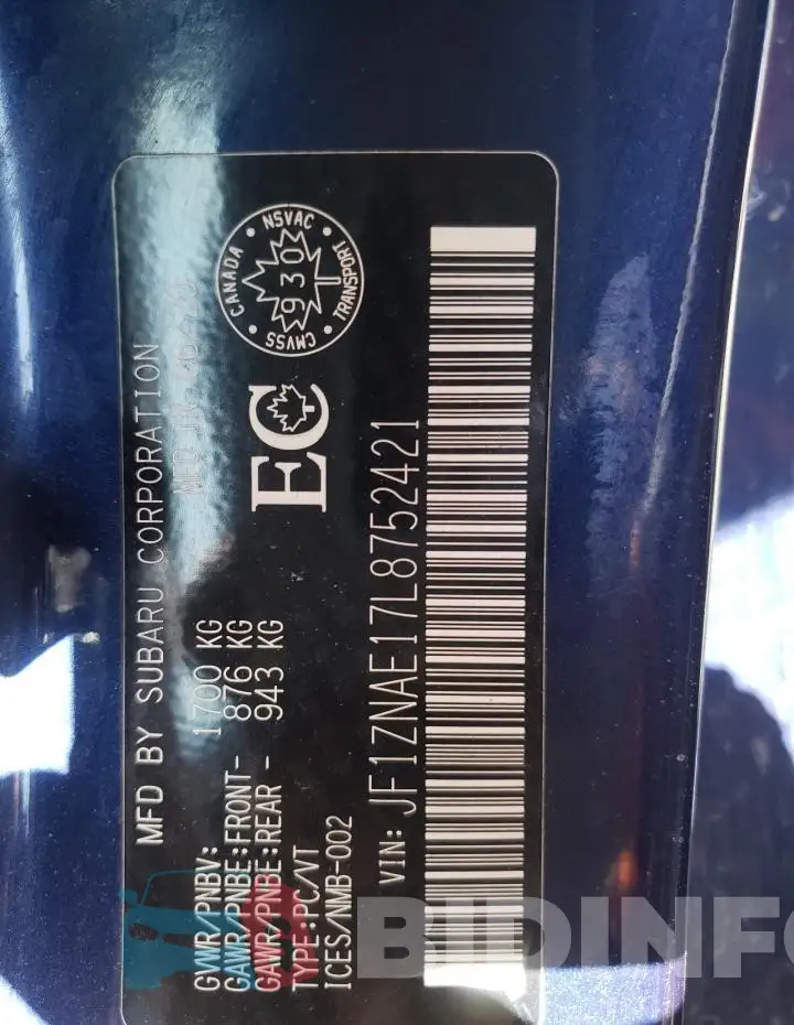 JF1ZNAE17L8752421 Photo# 12