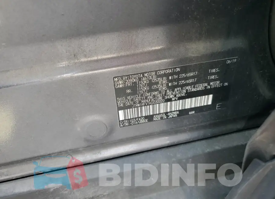 JTMW1RFV1KD030022 Photo# 12