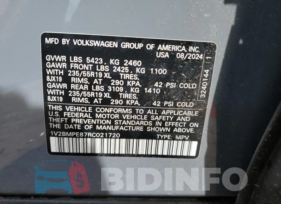 1V2BMPE87RC021720 Photo# 14