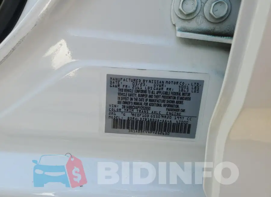 3N1AB8CV4PY252650 Photo# 13