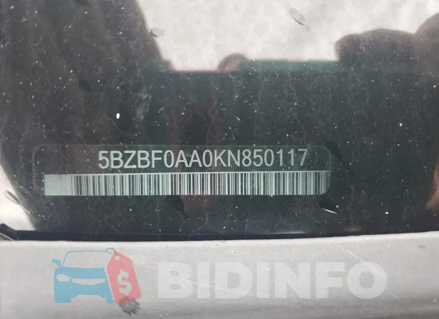 5BZBF0AA0KN850117 Photo# 14