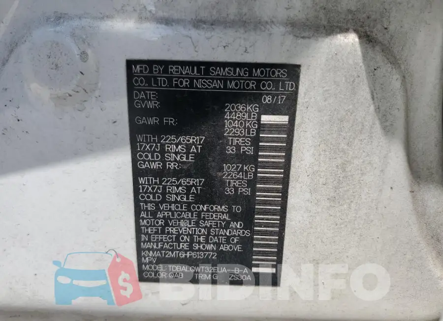 KNMAT2MT6HP613772 Photo# 12