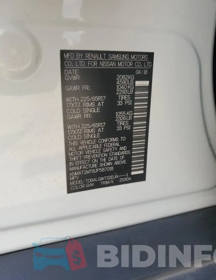 KNMAT2MT8JP587018 Photo# 13