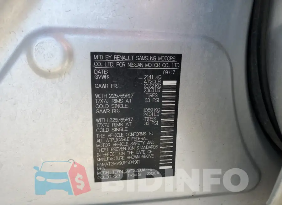 KNMAT2MV9JP504911 Photo# 13