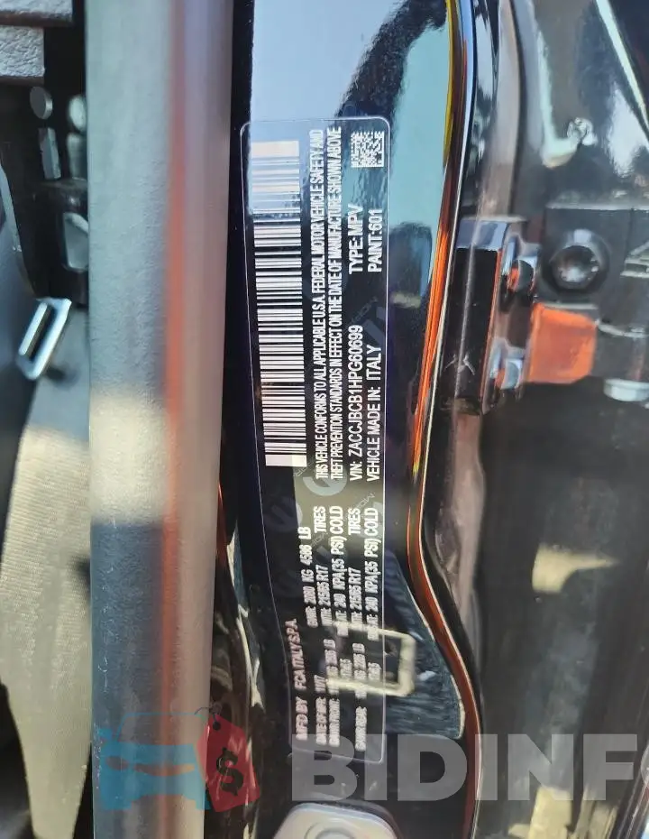 ZACCJBCB1HPG60699 Photo# 14