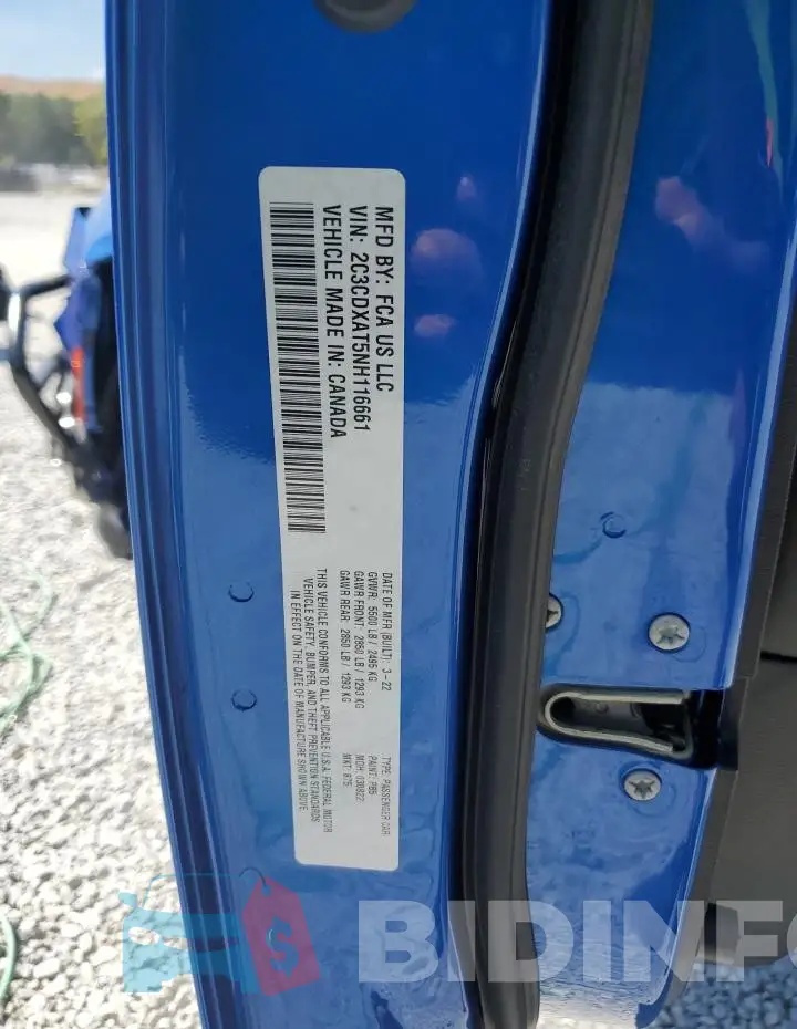 2C3CDXAT5NH116661 Photo# 12