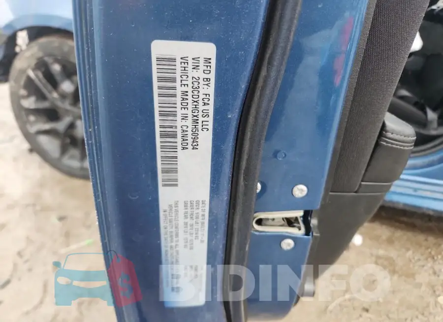 2C3CDXHGXMH509434 Photo# 12
